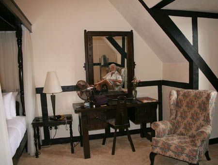 21 Gunter Relaxes in our Room