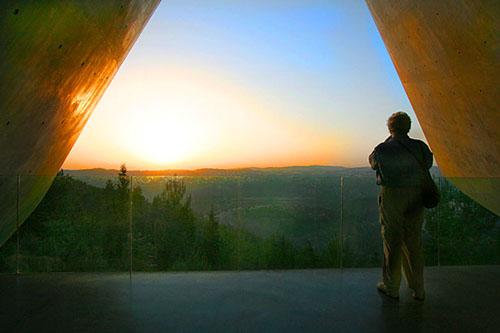 24 Israel, Jerusalem. Gunter Leaving the Holocaust Museum