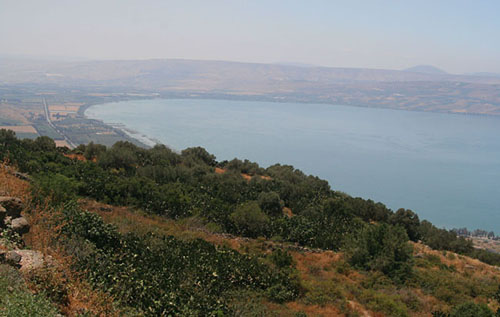 33 Israel. Galilee from a viewpoint high in the Golan