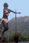 017 Statue outside historic LEAP Hotel