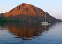 07  Layaleeta anchored at Komodo at dusk