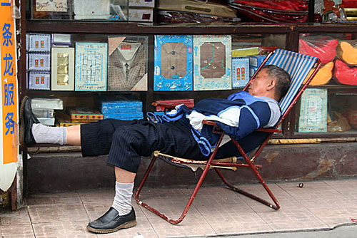13 Sleeping at the Stall