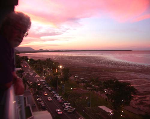Gunter at Hotel Balcony in Cairns