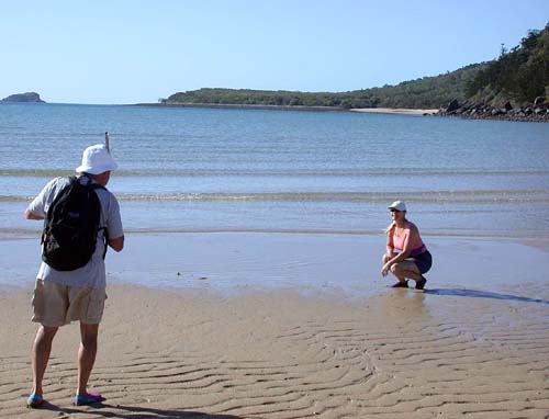 Jimmy and Anne on Brampton Beach