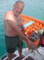 RichardwithLobsterinLosRoques