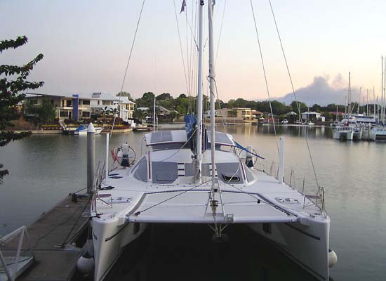 Pacific Bliss at Private Dock, Cullen Bay