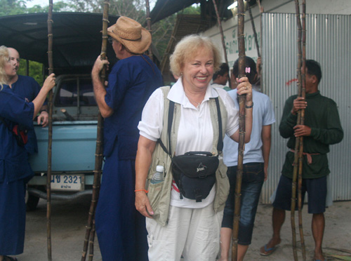 IMG_5848 Lois, ready to find and feed the elephants