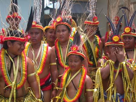 Children Prepare to Dance