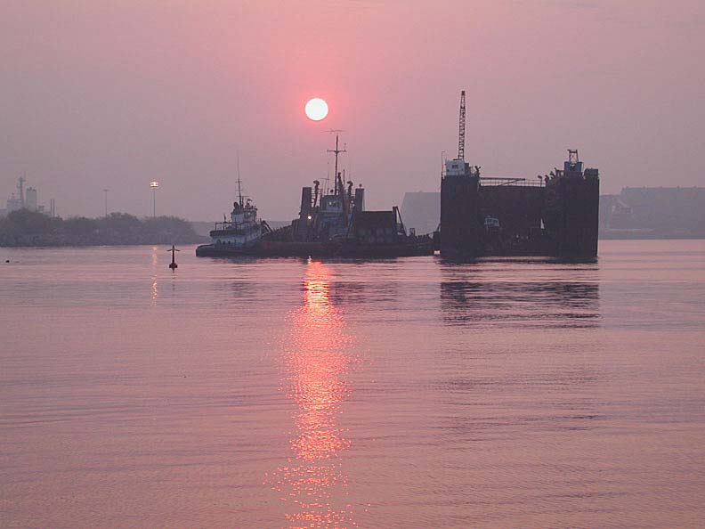 PuertoQuetzalNavalAnchorageatSunrise