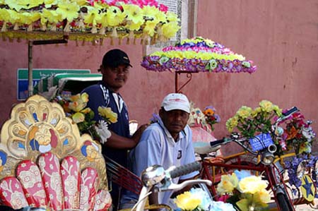 Rickshaw Drivers in Melaka