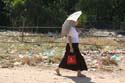 45 Behind the market, plastic and trash