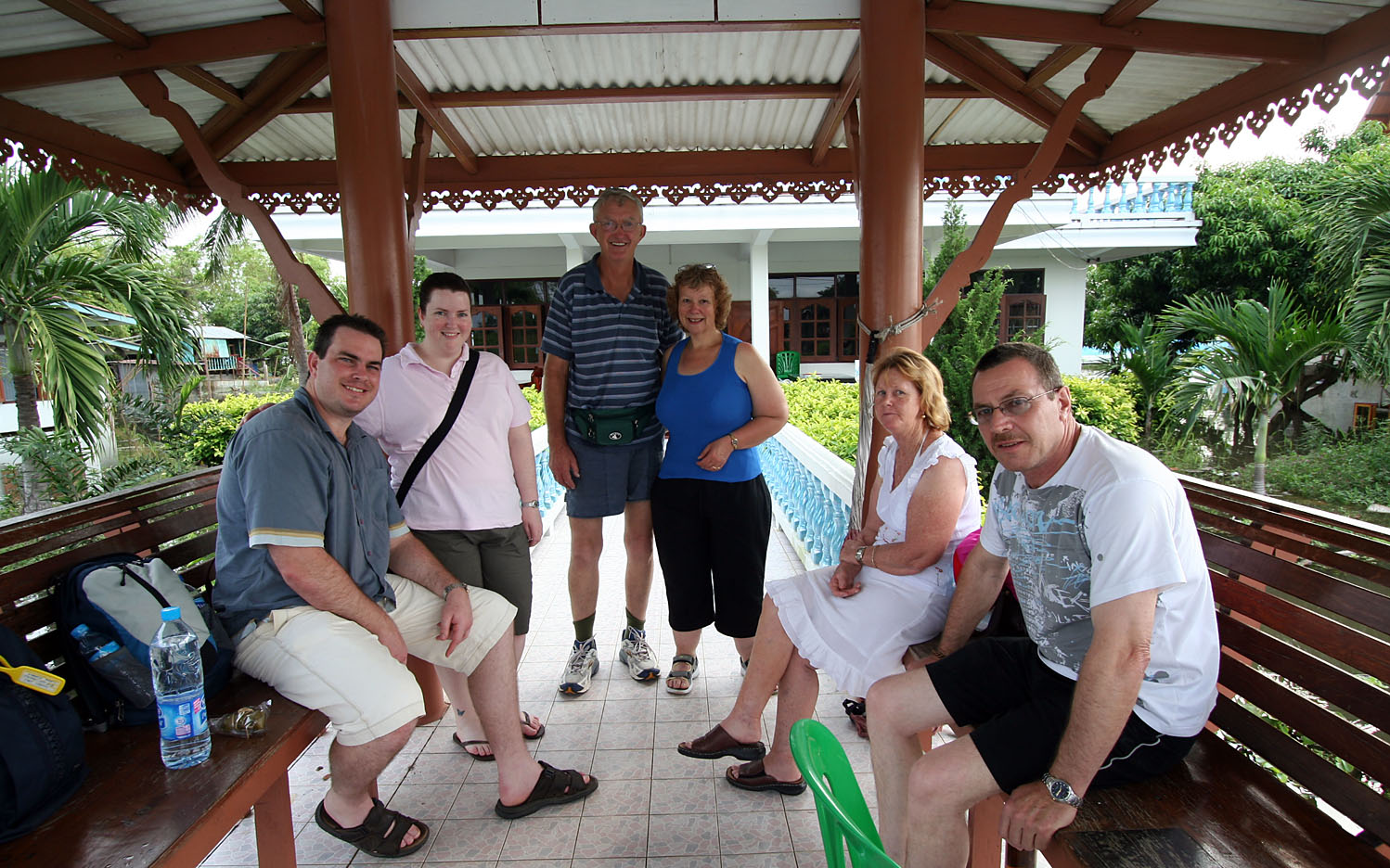 13 Waiting for our canoe to leave the homestay