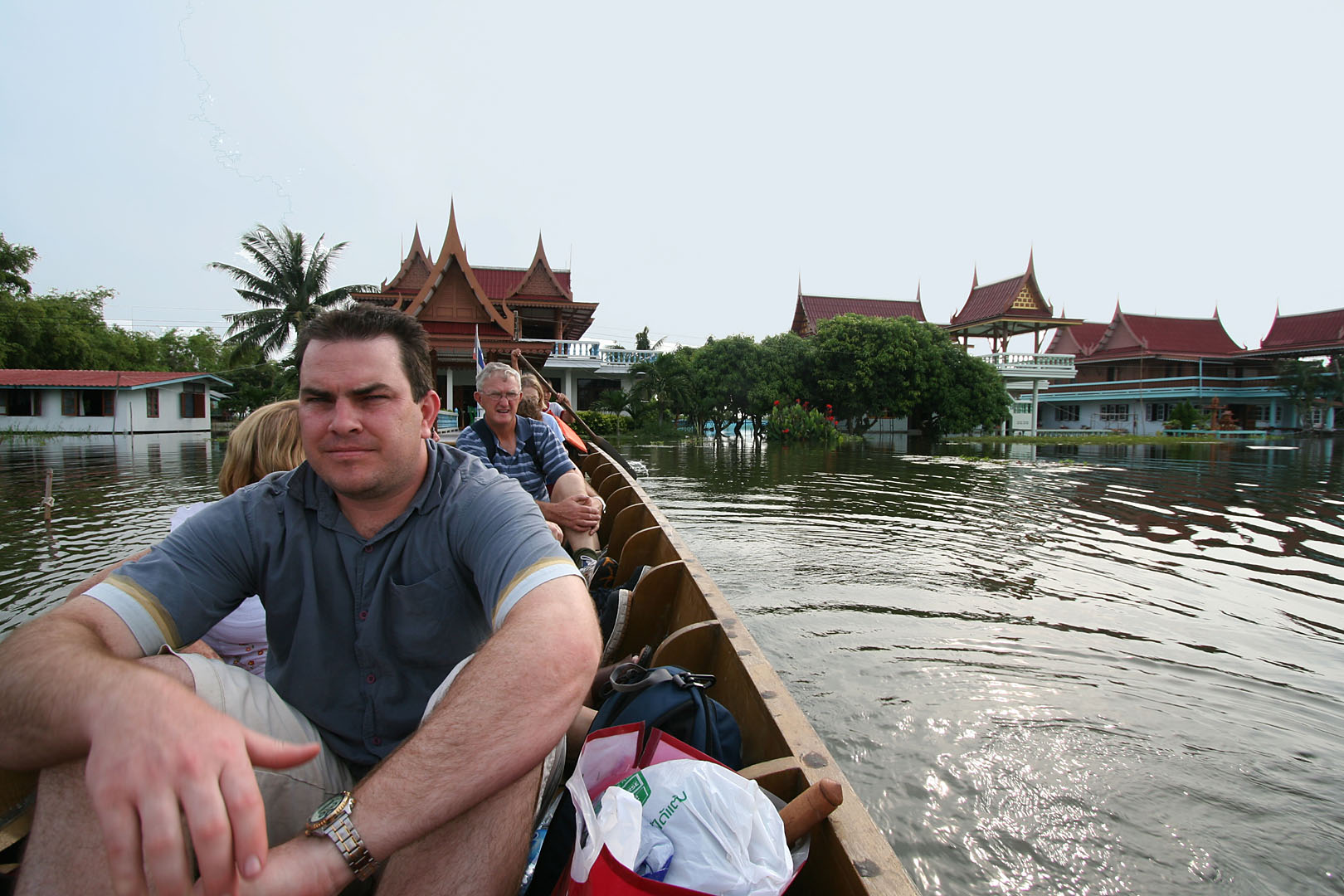 15  We leave the flooded neighborhood