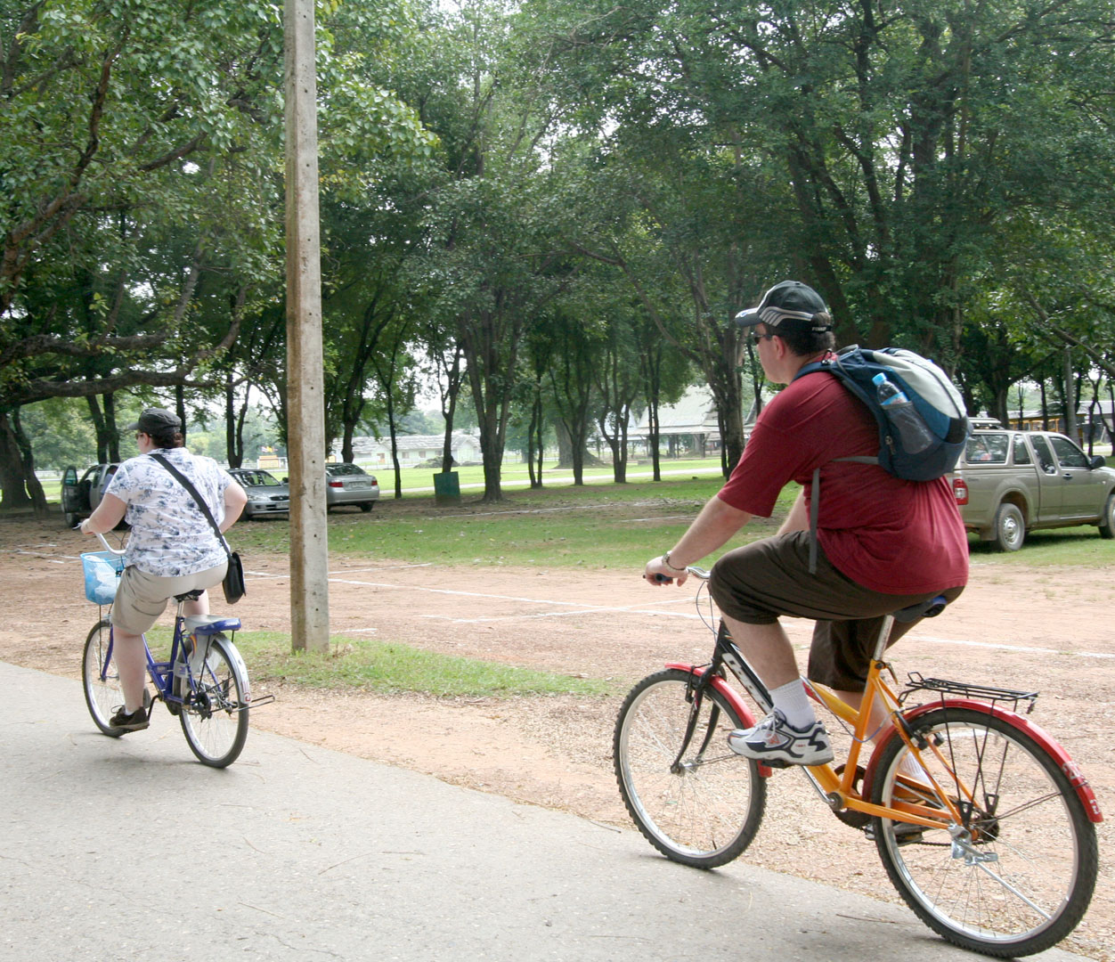 21 Biking through the Park