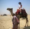 12 Lois poses with the camel driver