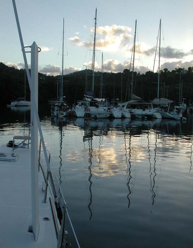 EveningatMarigotBayStLuciaDSCN1548